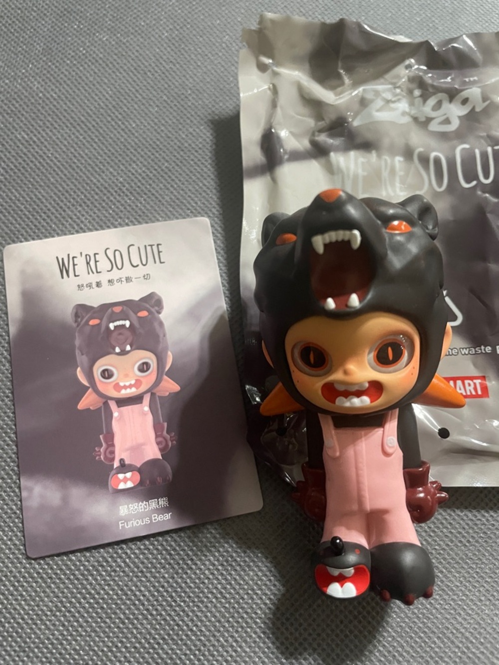 AUTHENTIC - Furious Bear - Zsiga - We're So Cute Series by POP MART